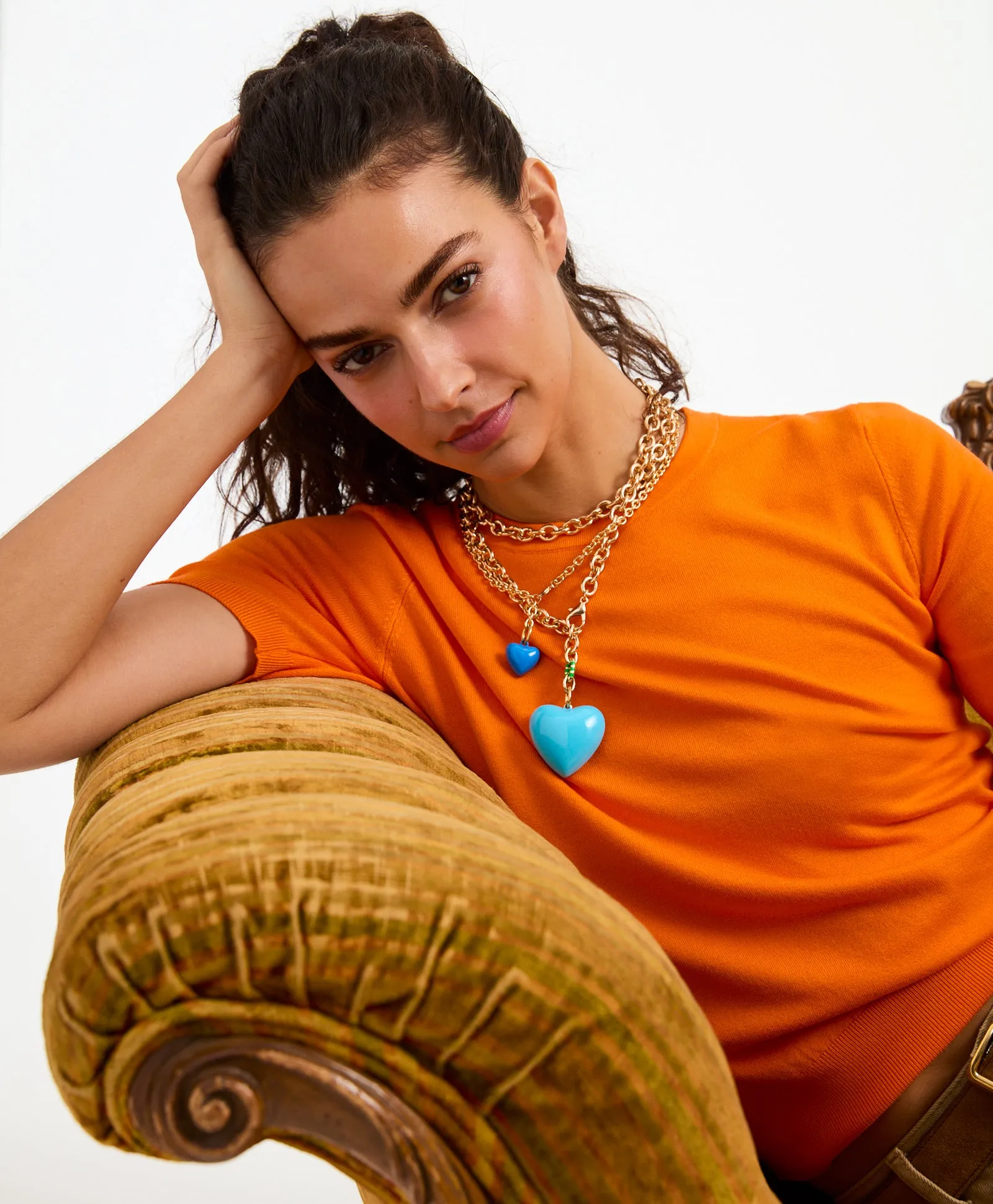 The Puffy Heart Necklace sold by Roxanne Assoulin product image thumbnail 2