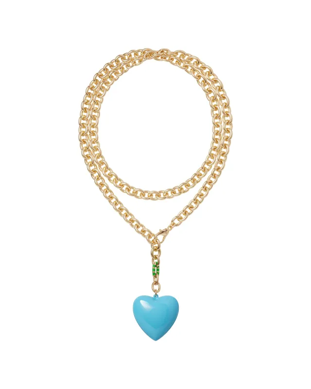 The Puffy Heart Necklace sold by Roxanne Assoulin