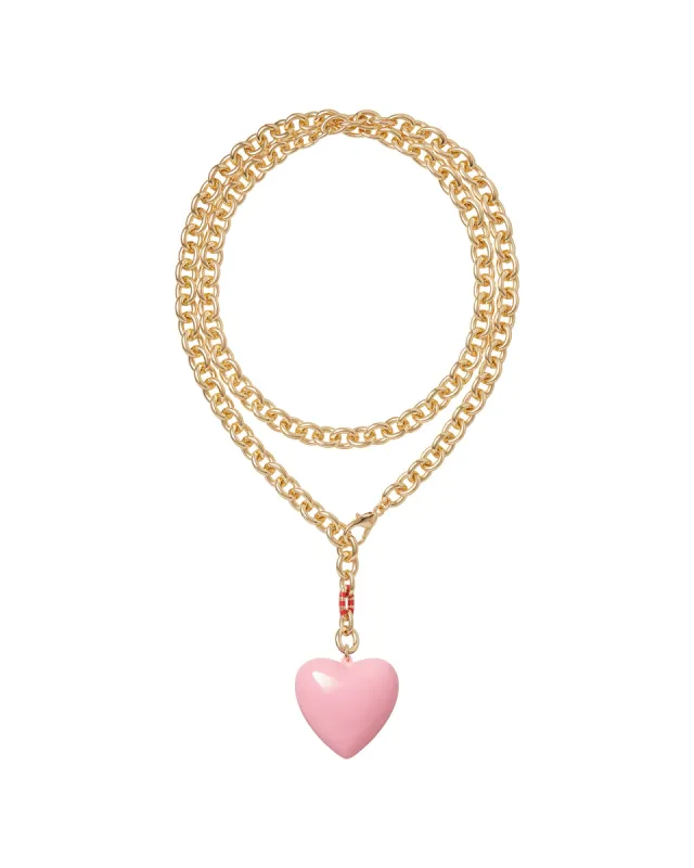 The Puffy Heart Necklace sold by Roxanne Assoulin