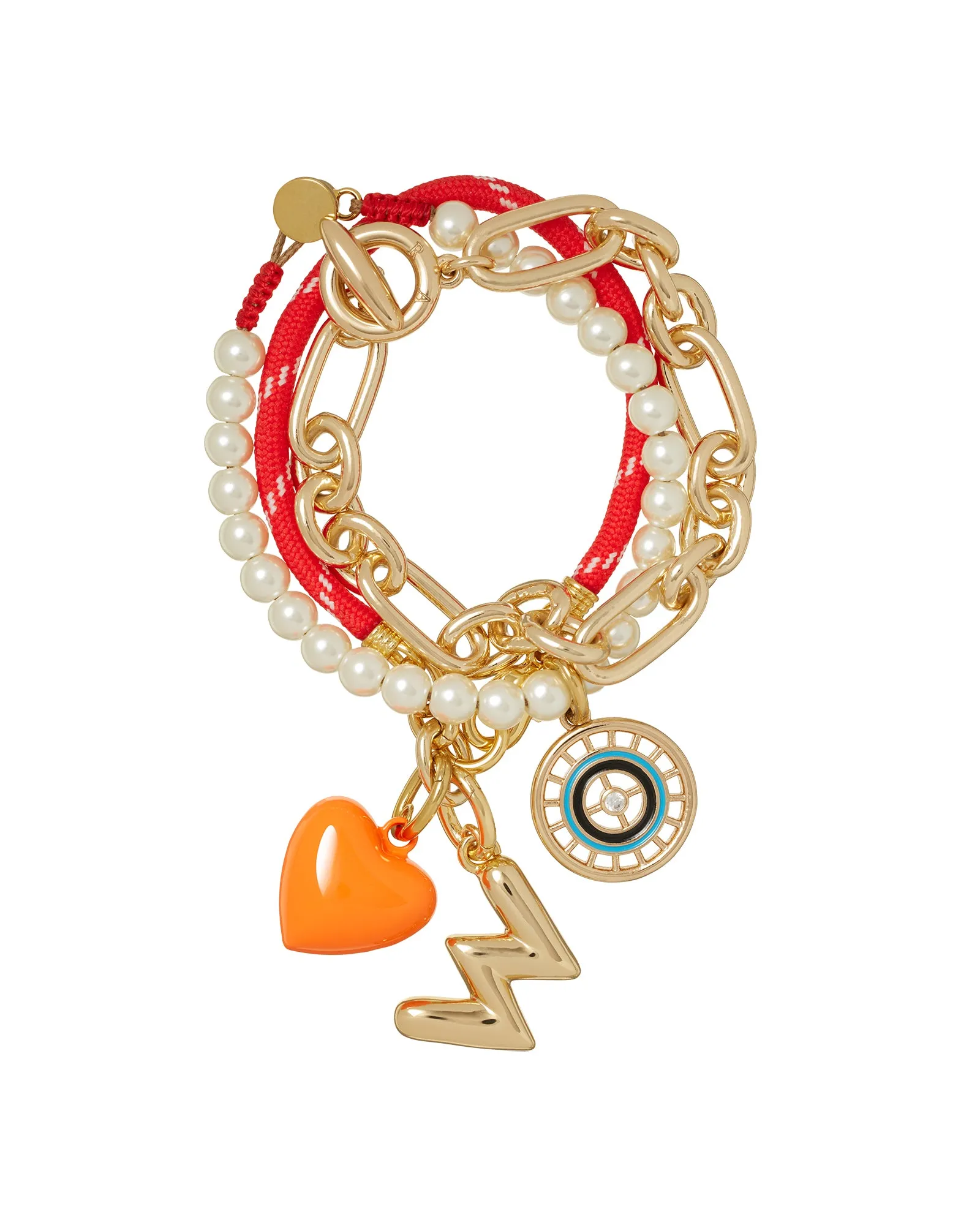 The Happy Cord Charm Bracelet Trio sold by Roxanne Assoulin product image thumbnail 3