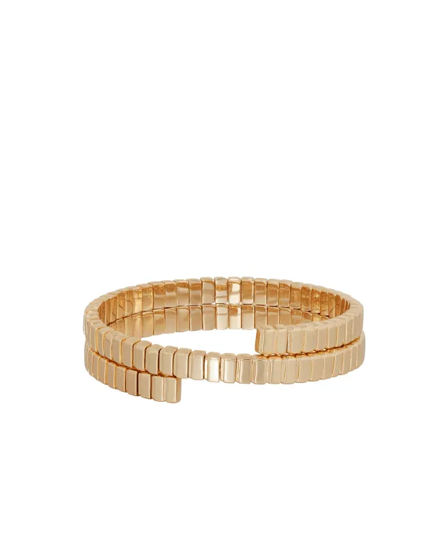 The Mini Cobra Double Wrap Bracelet sold by Roxanne Assoulin