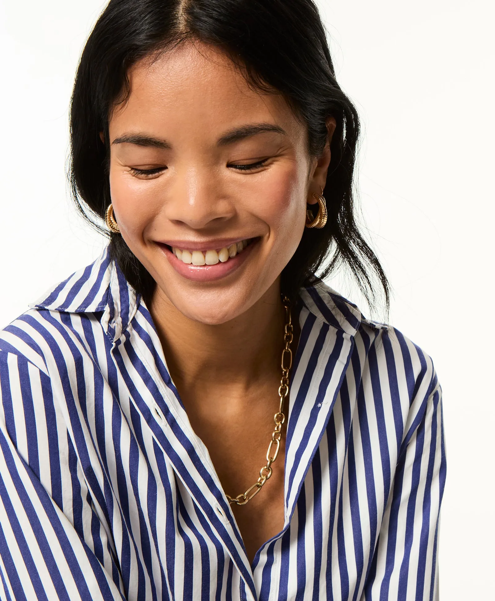 The Double Cobra Hoop in Gold sold by Roxanne Assoulin product image thumbnail 2