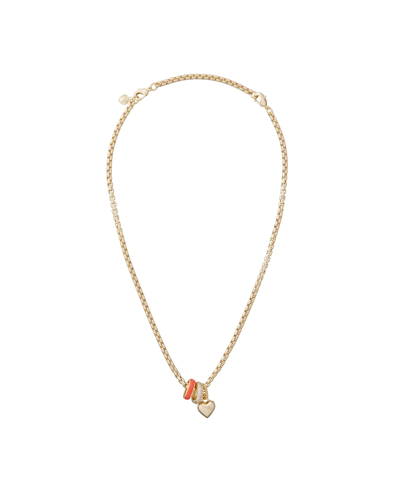 The Box Chain Charm Necklace sold by Roxanne Assoulin