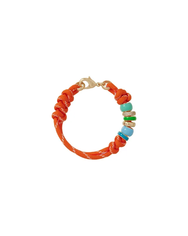 The Super Size Happy Cord Bracelet sold by Roxanne Assoulin