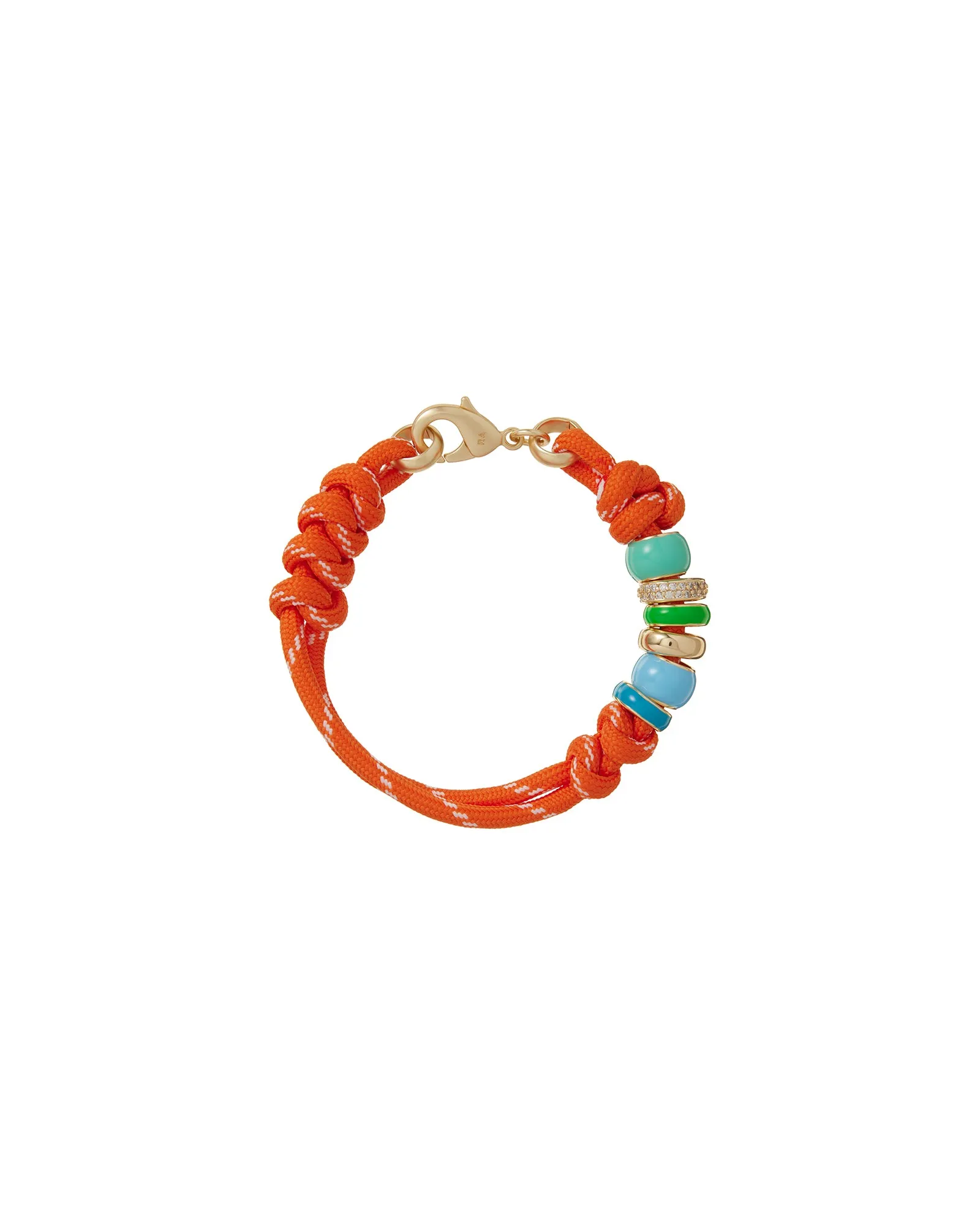 The Super Size Happy Cord Bracelet sold by Roxanne Assoulin