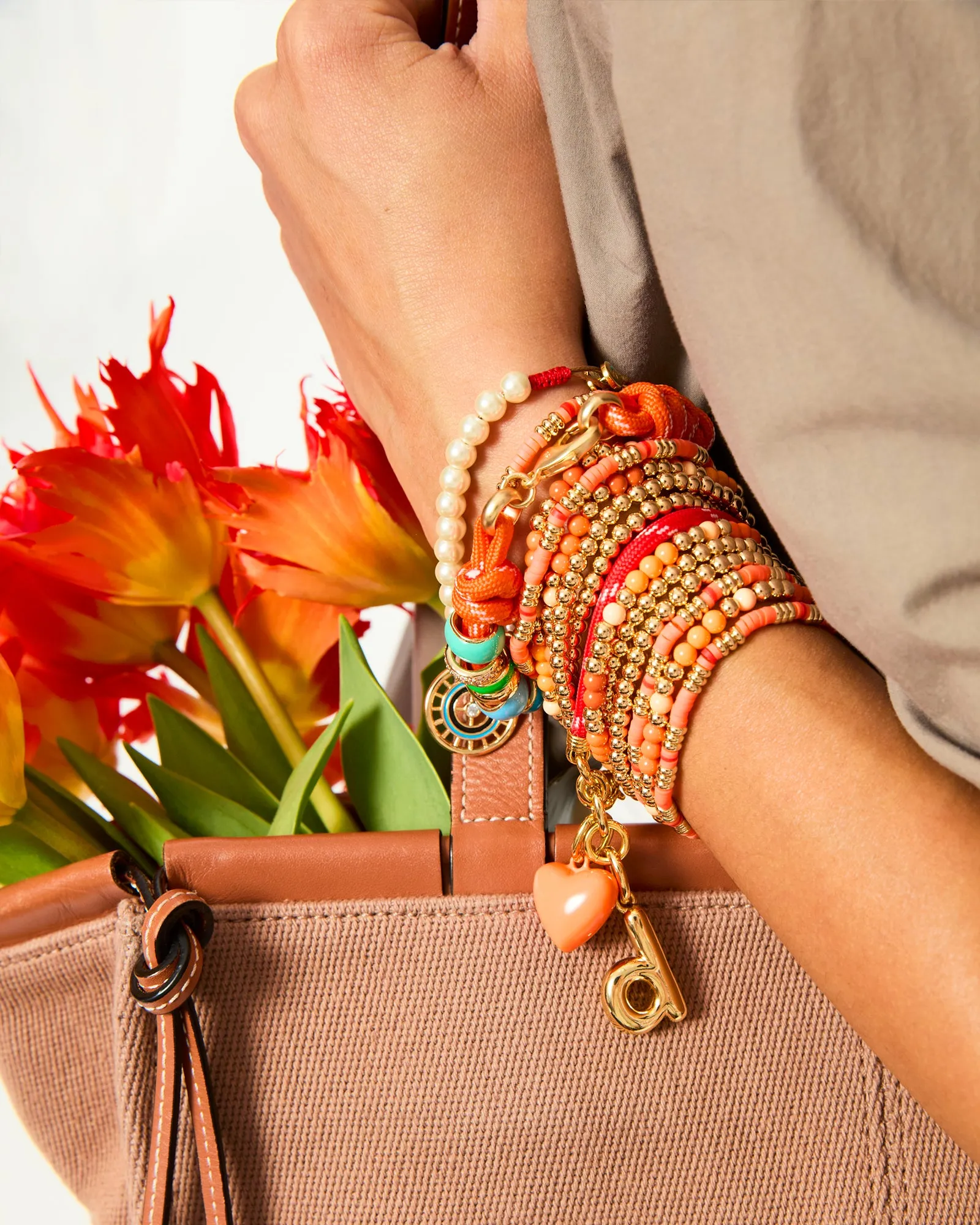 The Super Size Happy Cord Bracelet sold by Roxanne Assoulin product image thumbnail 2