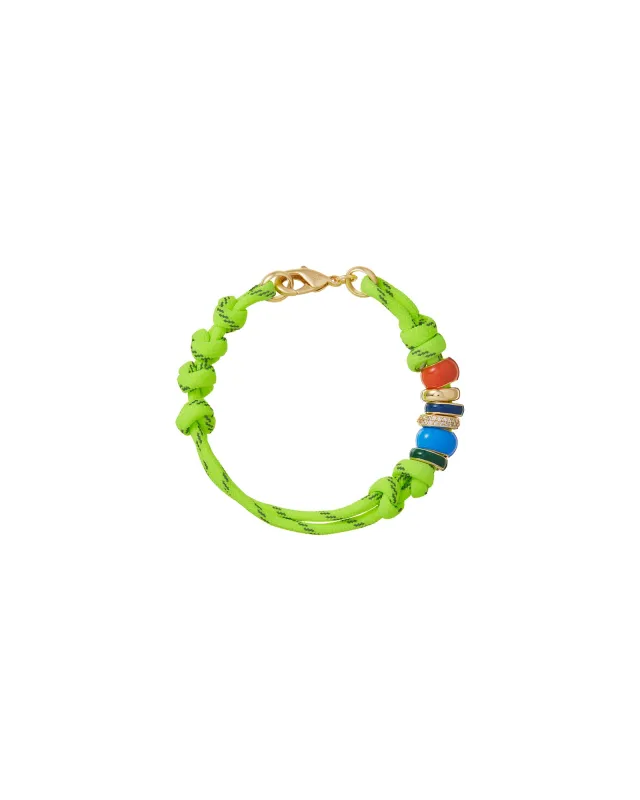 The Super Size Happy Cord Bracelet sold by Roxanne Assoulin