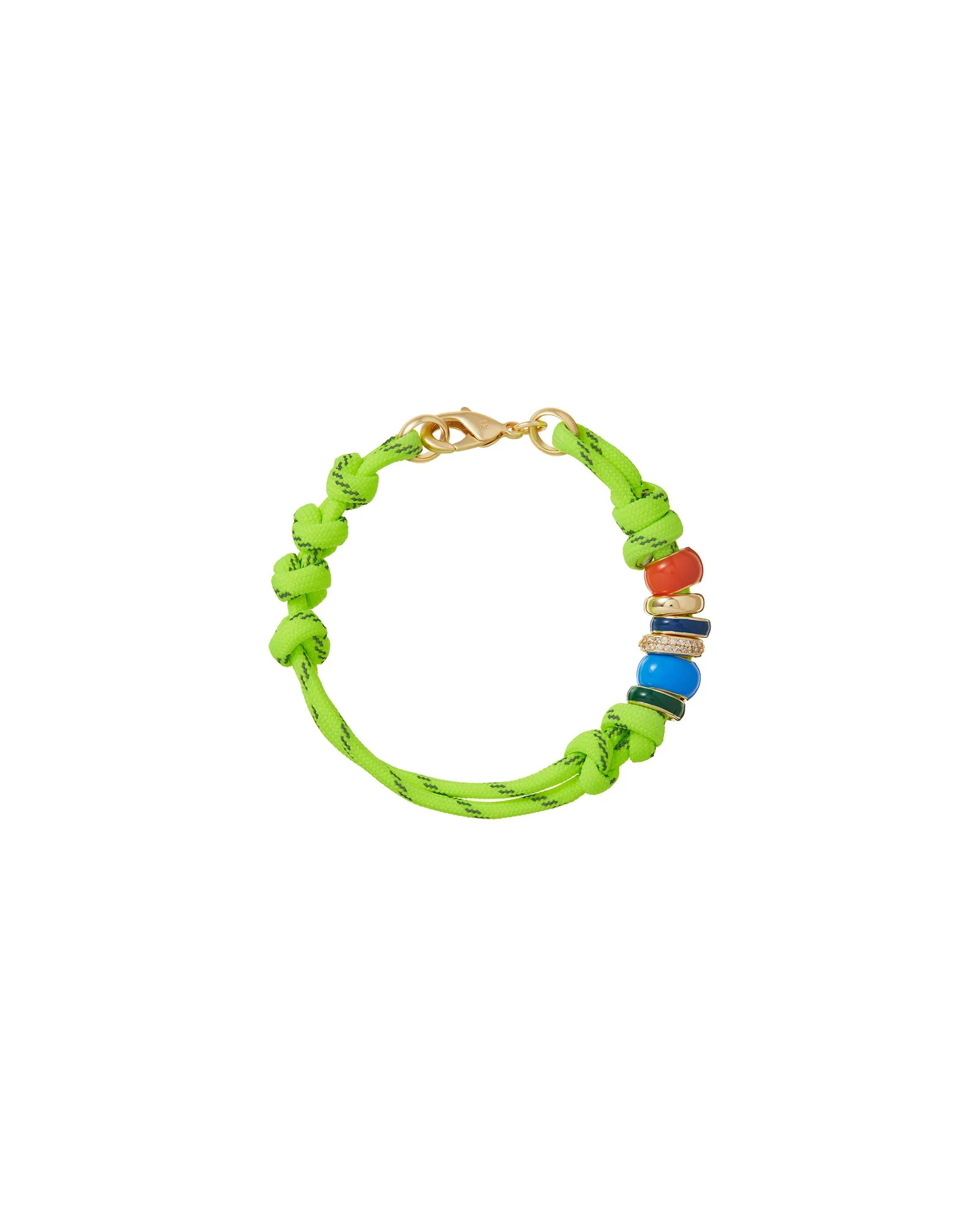 The Super Size Happy Cord Bracelet sold by Roxanne Assoulin