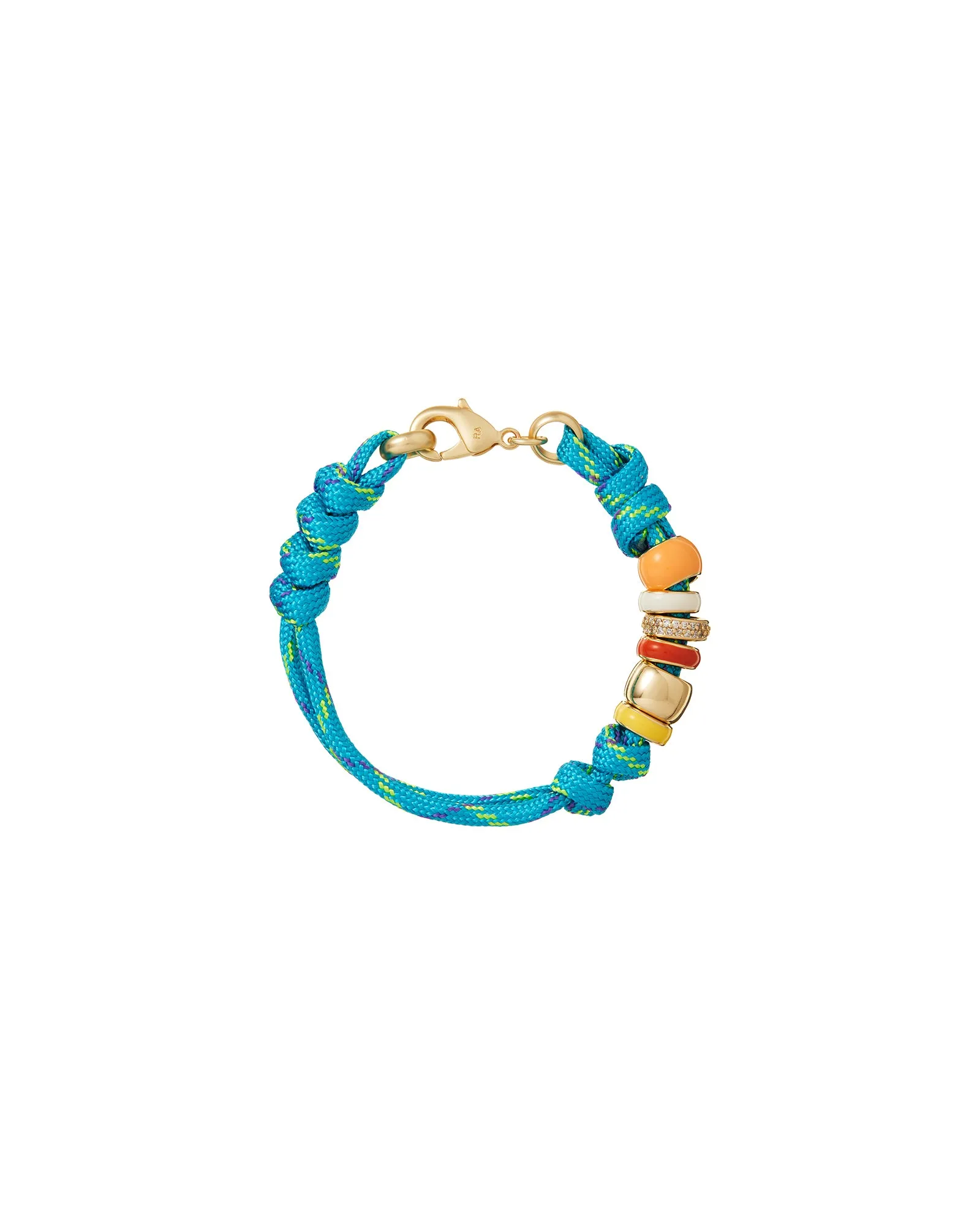 The Super Size Happy Cord Bracelet sold by Roxanne Assoulin