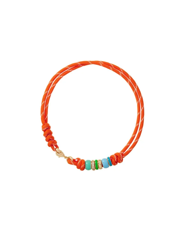 The Super Size Happy Cord Necklace sold by Roxanne Assoulin