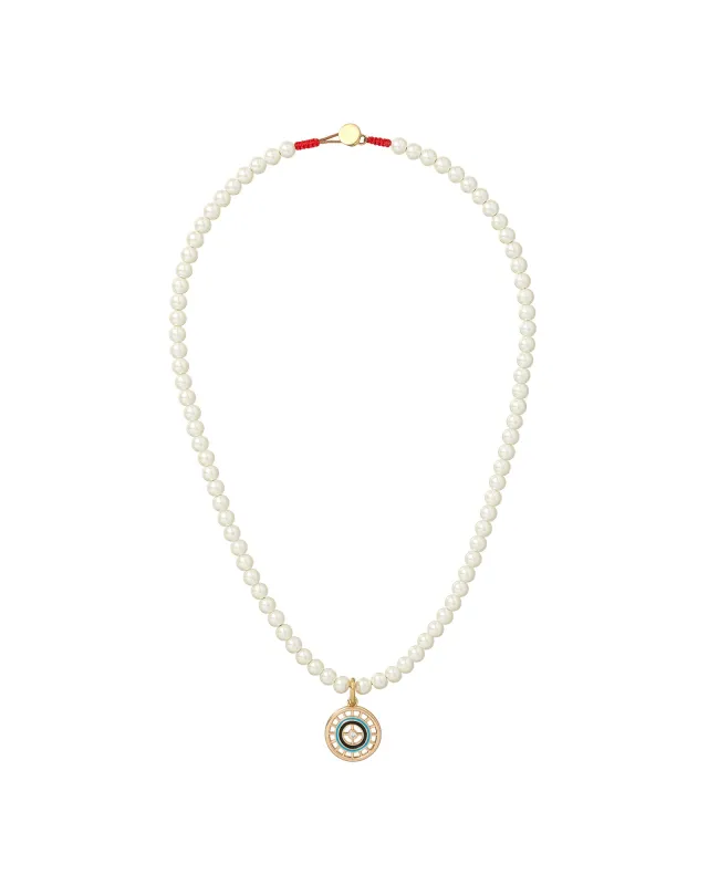 Pearl and Protect Charm Necklace sold by Roxanne Assoulin