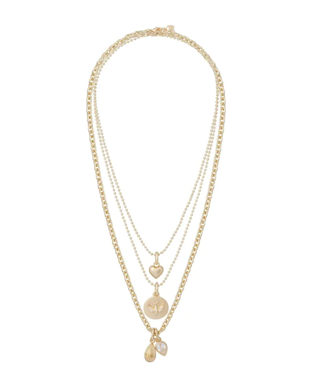 The Free Spirit Necklace Trio sold by Roxanne Assoulin