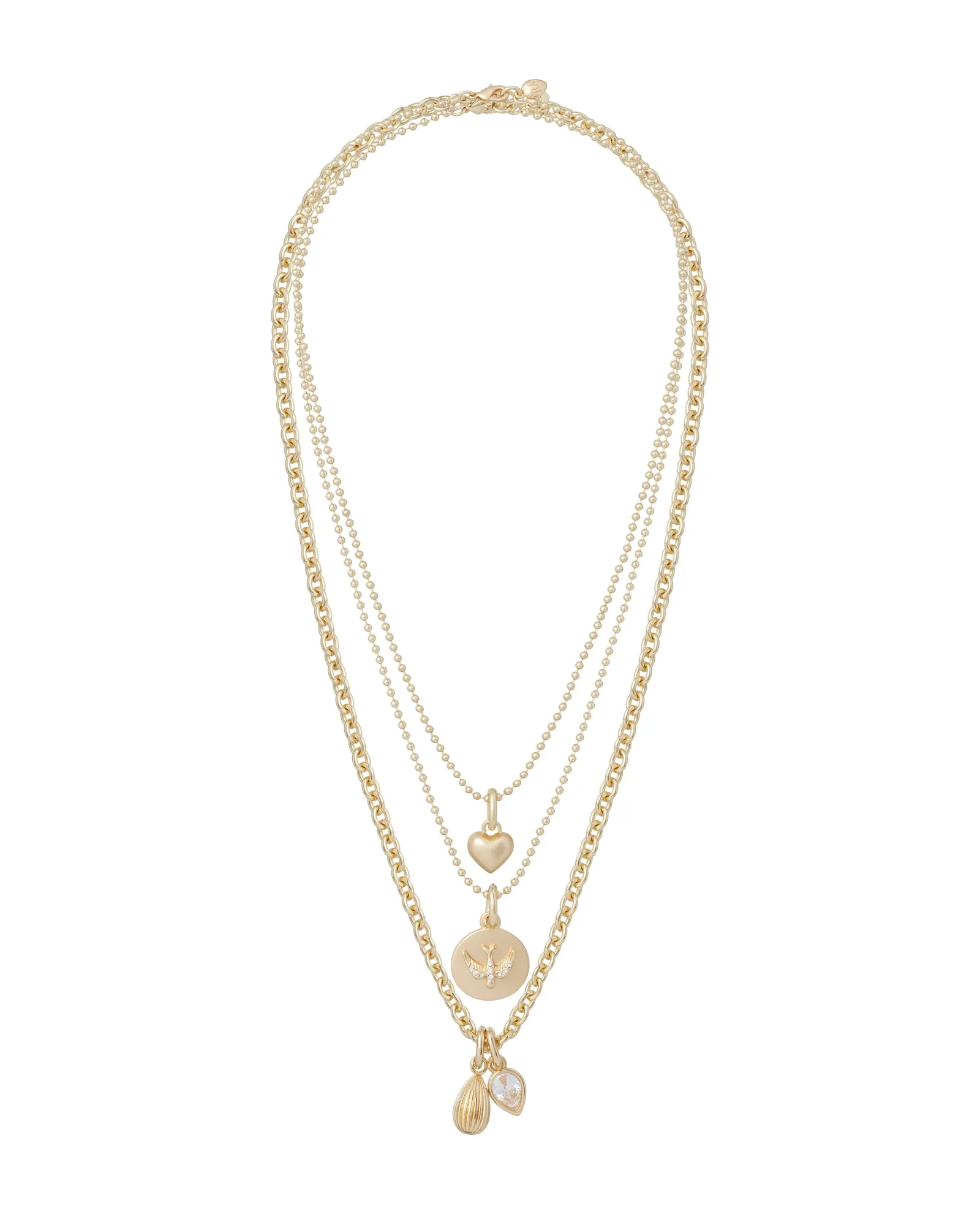 The Free Spirit Necklace Trio sold by Roxanne Assoulin