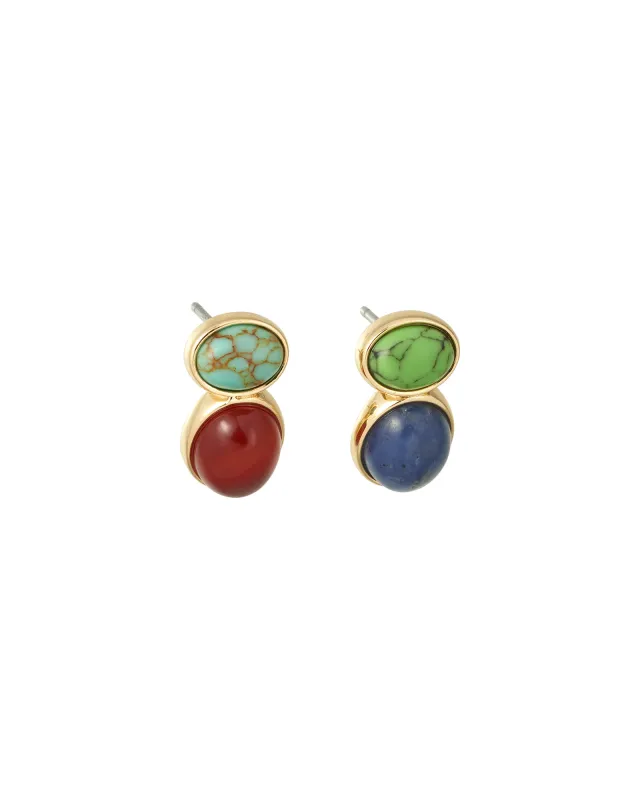 The Semi Precious Stone Earrings sold by Roxanne Assoulin