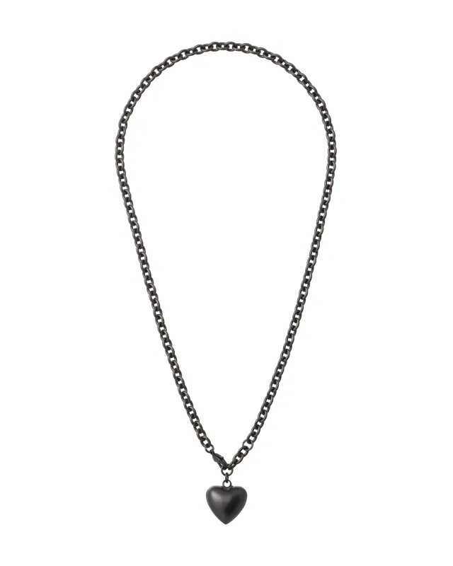 The Mini Puffy Heart Necklace sold by Roxanne Assoulin