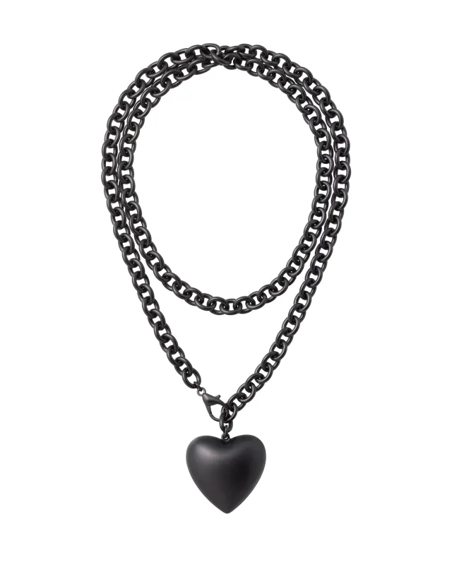 The Puffy Heart Necklace sold by Roxanne Assoulin