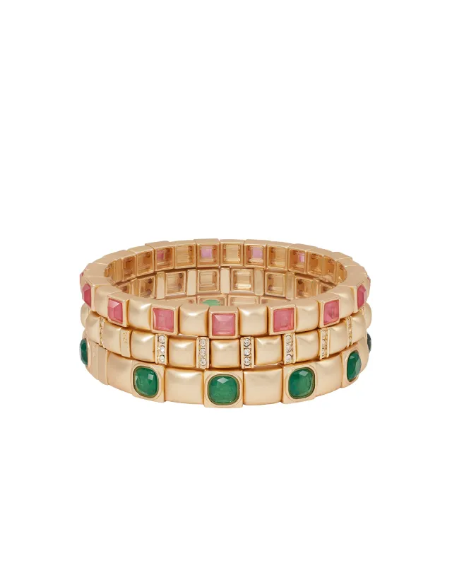 The Jeweled Bracelet Stack sold by Roxanne Assoulin