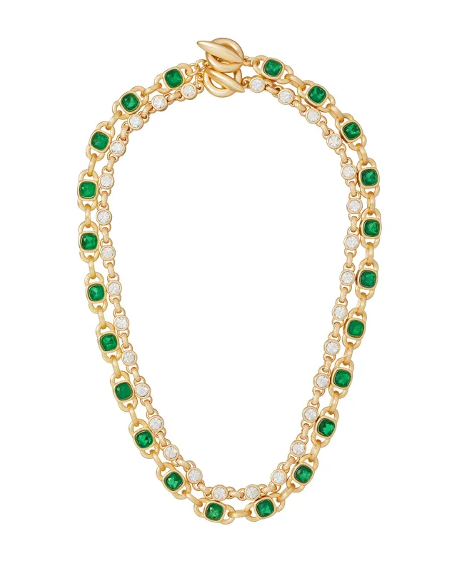 The Jeweled Link Necklace Set sold by Roxanne Assoulin