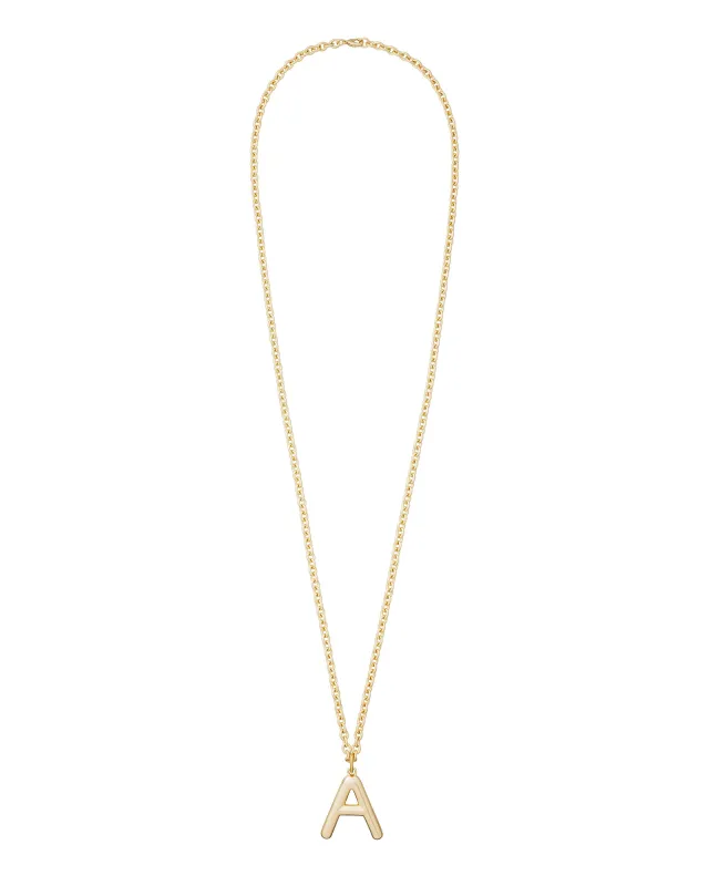 The Very Big Puffy Initial Necklace sold by Roxanne Assoulin