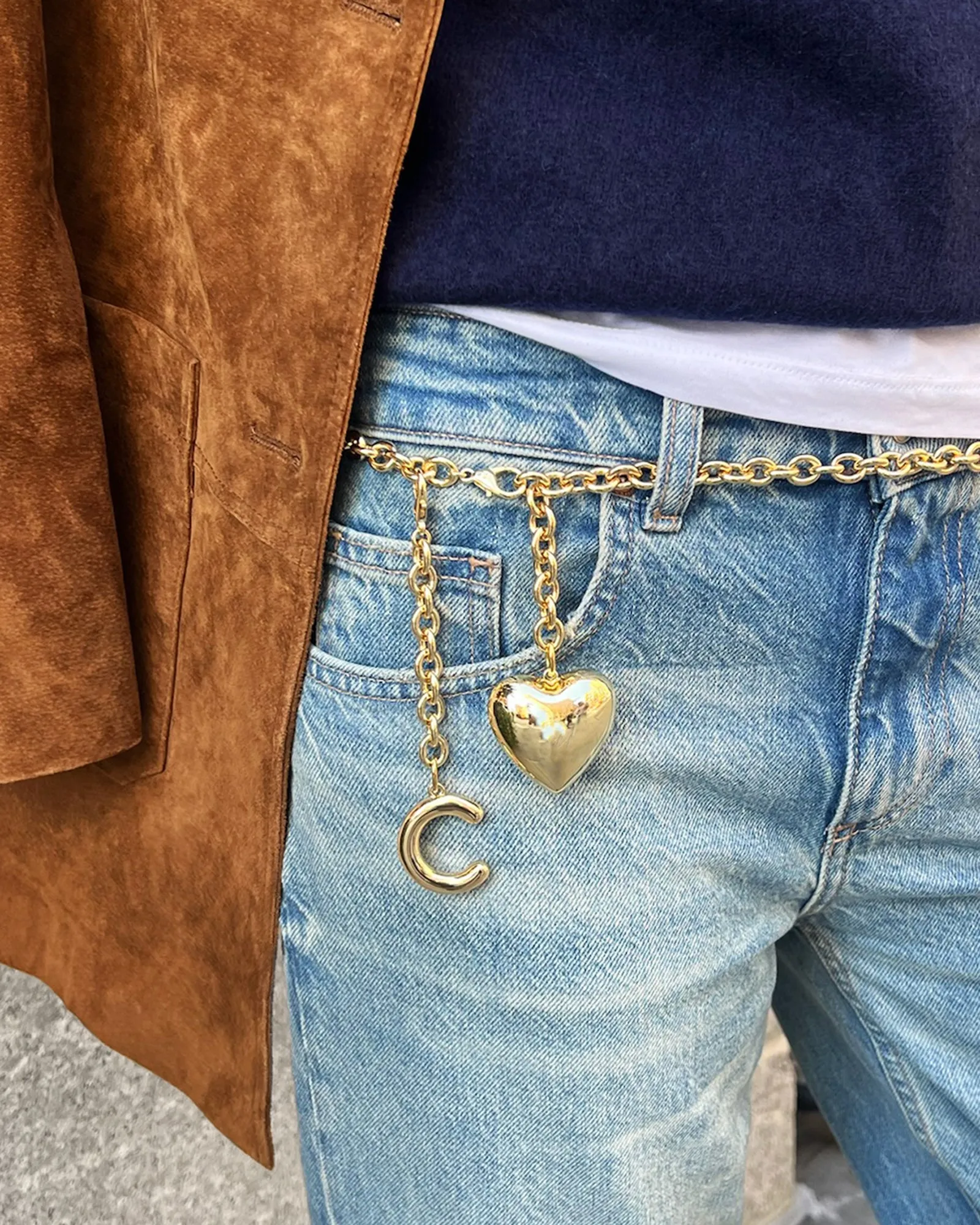The Cable Chain Belt sold by Roxanne Assoulin product image thumbnail 3