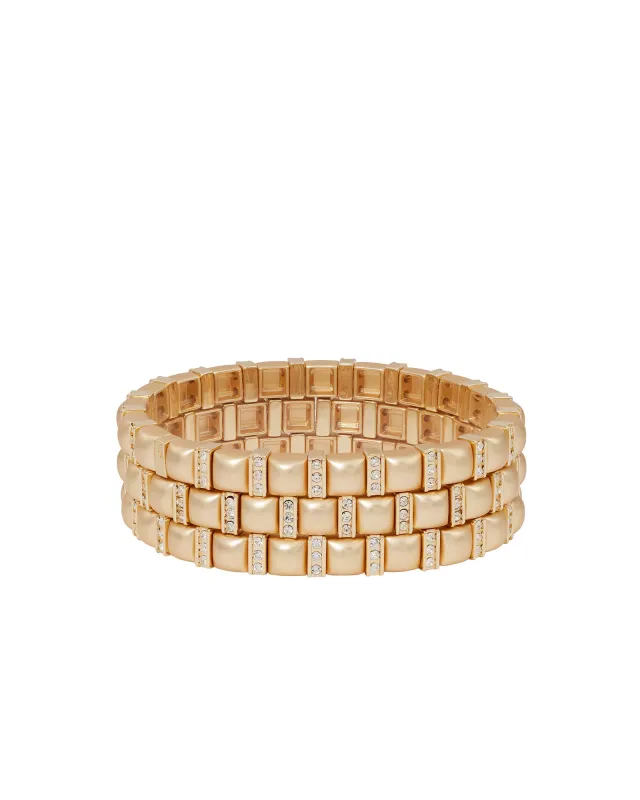 The Little Luxury Bracelet Stack sold by Roxanne Assoulin