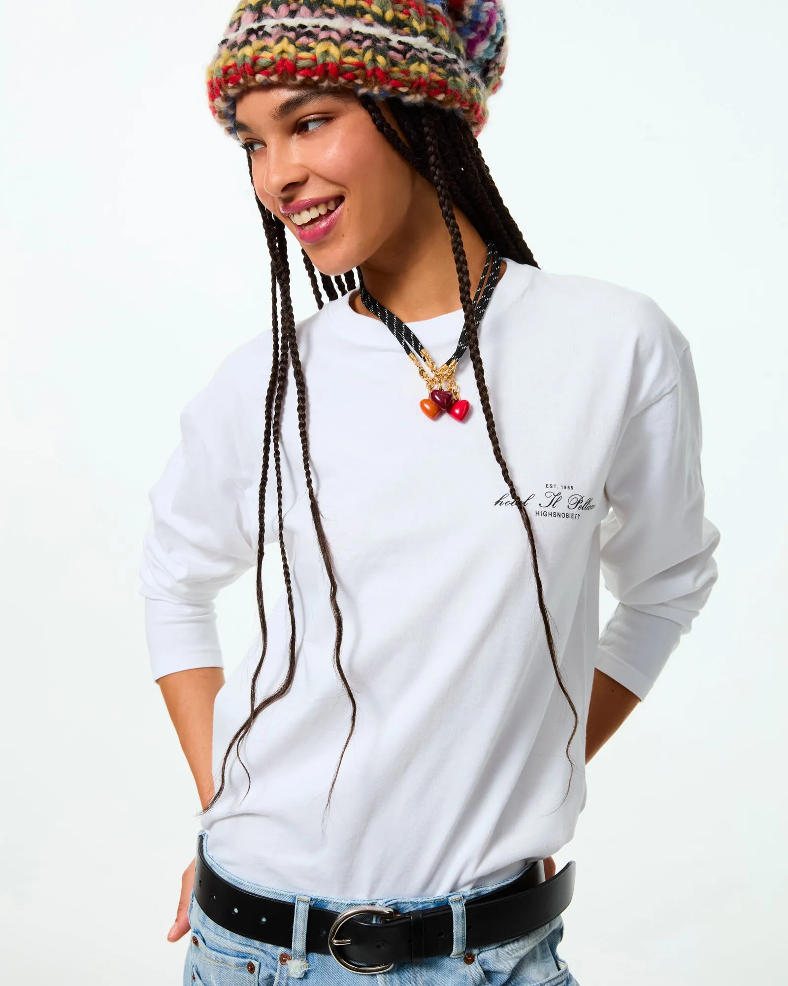 The Happy Cord Charm Necklace sold by Roxanne Assoulin product image thumbnail 2