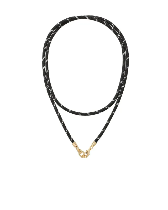 The Long Happy Cord Charm Necklace sold by Roxanne Assoulin