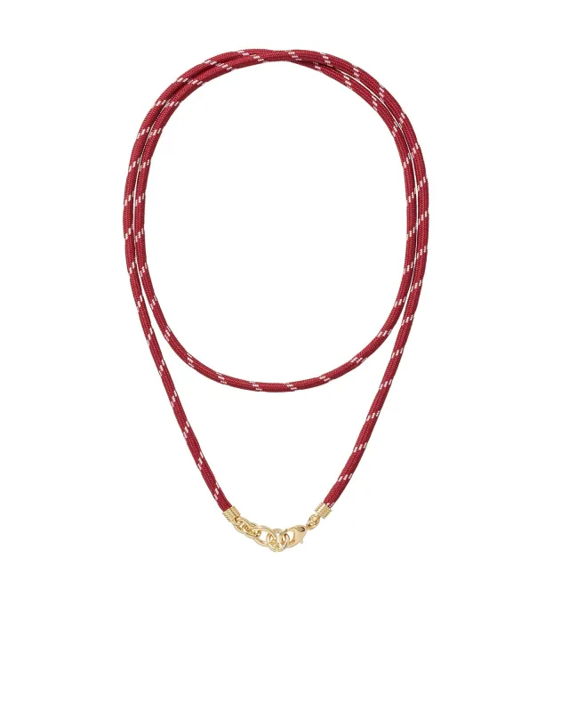 The Long Happy Cord Charm Necklace sold by Roxanne Assoulin