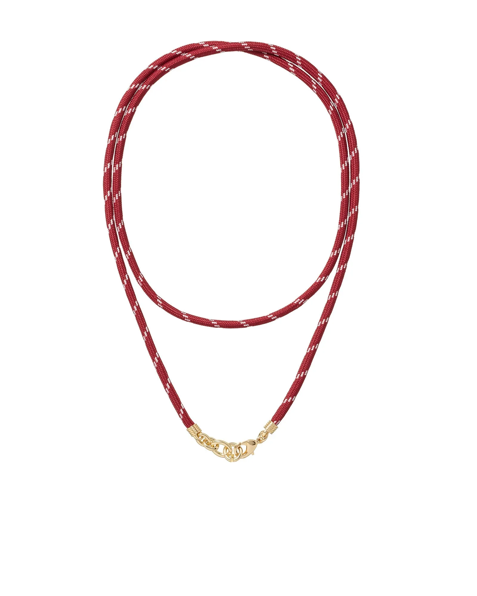 The Long Happy Cord Charm Necklace sold by Roxanne Assoulin