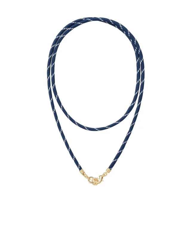 The Long Happy Cord Charm Necklace sold by Roxanne Assoulin