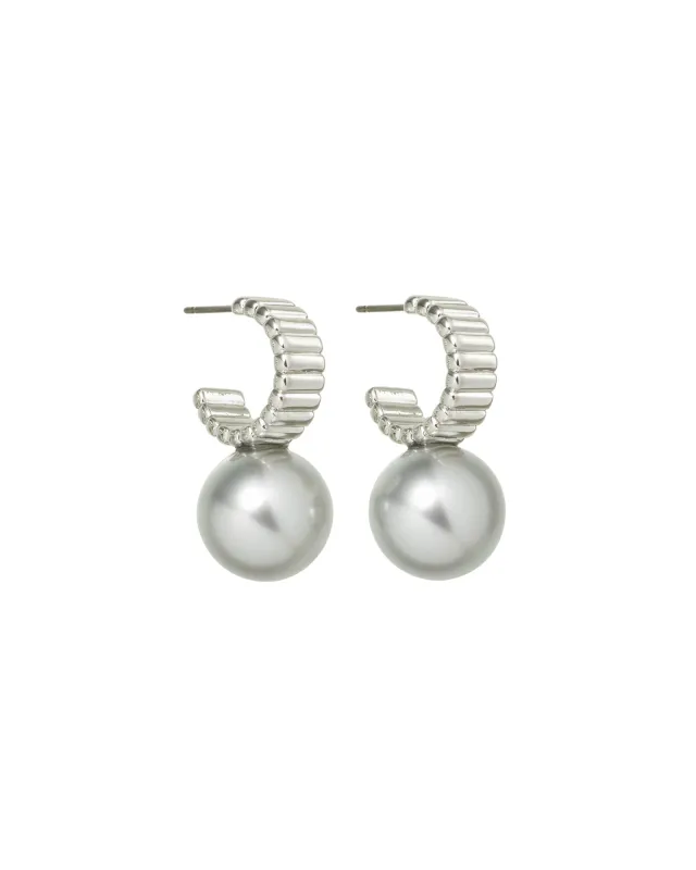 The Swan Hoop Earrings sold by Roxanne Assoulin