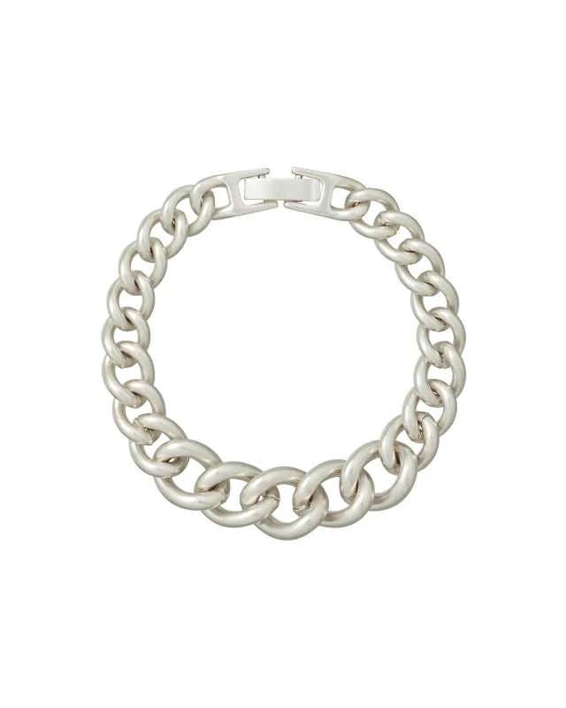 The Graduated Link Bracelet in Silver sold by Roxanne Assoulin