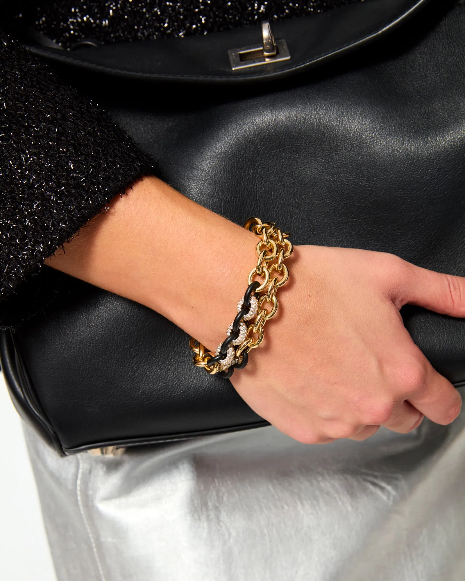The Midnight Link Bracelet sold by Roxanne Assoulin product image thumbnail 3