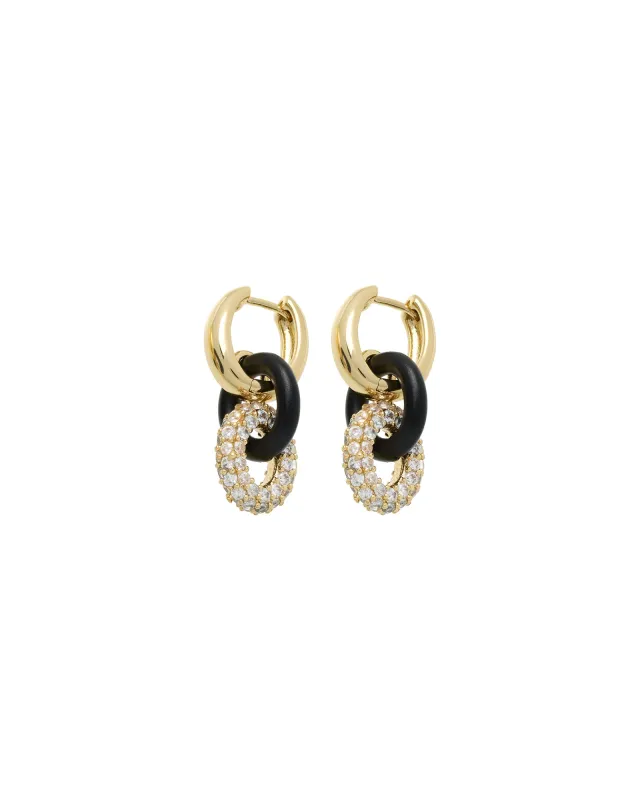 The Midnight Earrings made by Roxanne Assoulin
