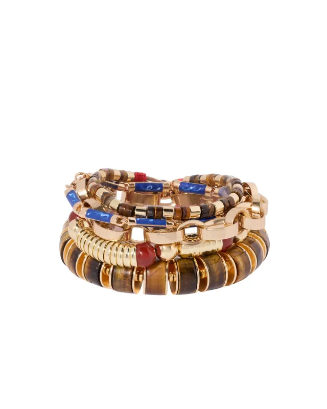 The Super Stone Bracelet Stack sold by Roxanne Assoulin