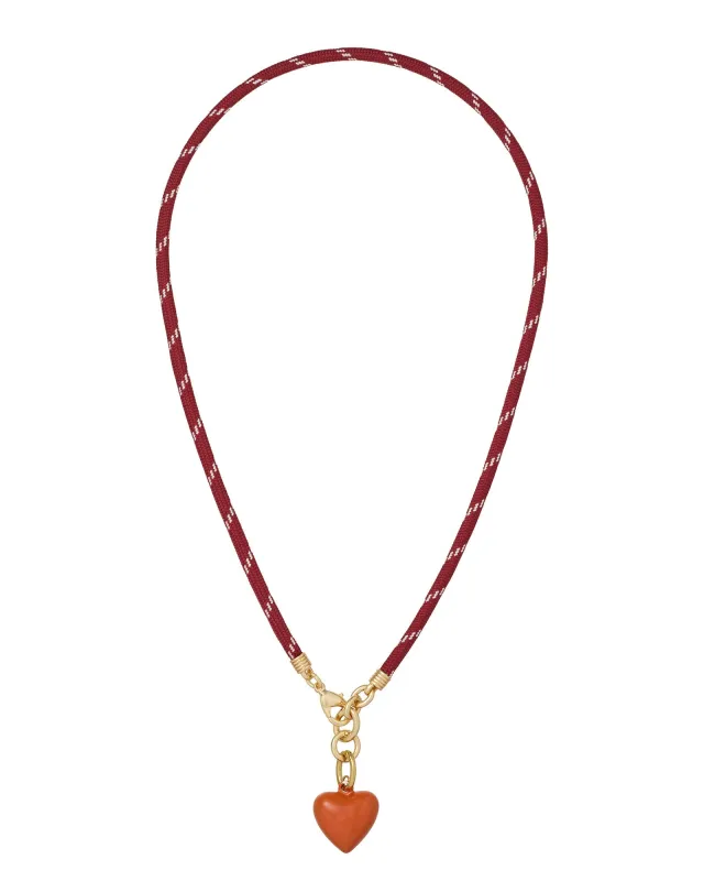 The Happy Cord Charm Necklace sold by Roxanne Assoulin