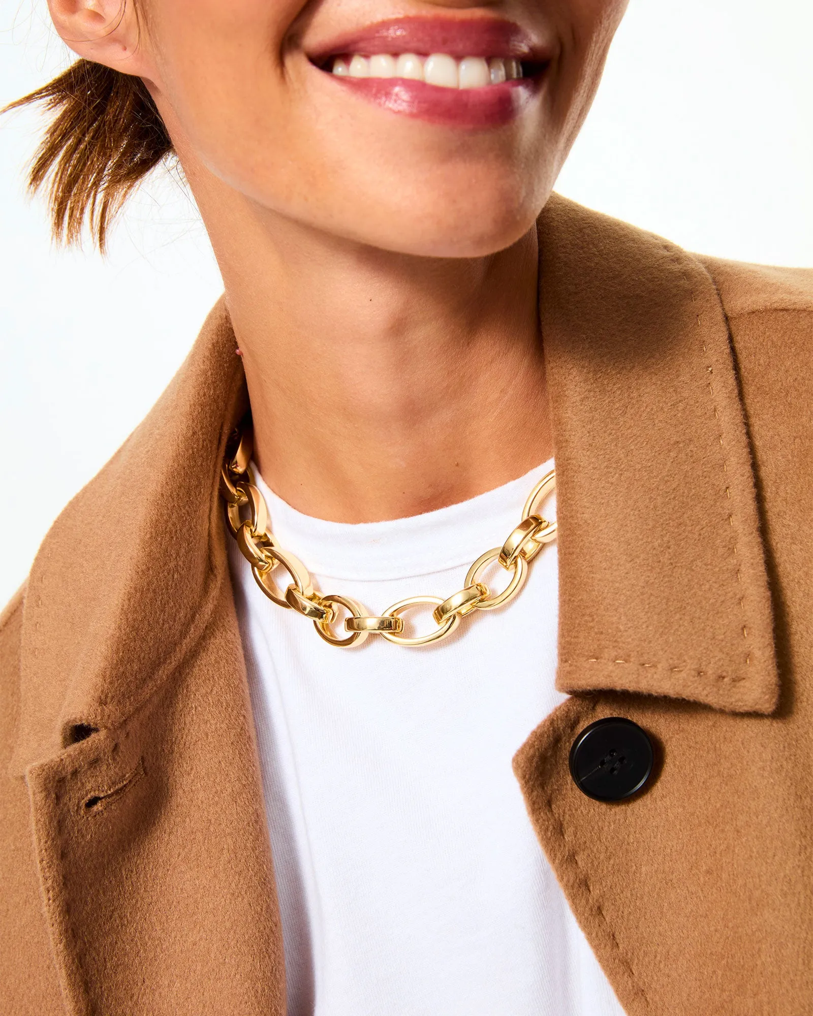 The Puffy Link Necklace sold by Roxanne Assoulin product image thumbnail 5