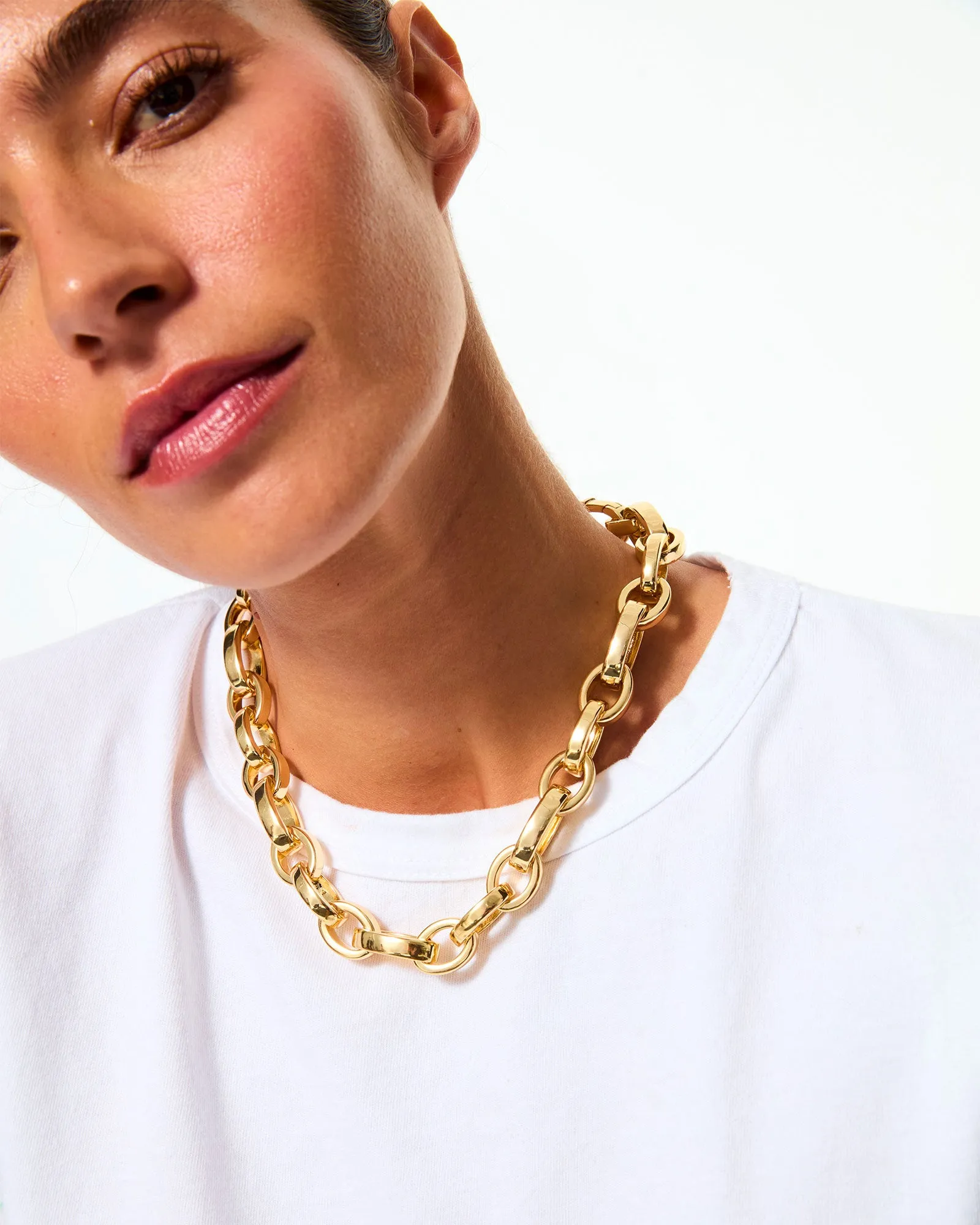 The Puffy Link Necklace sold by Roxanne Assoulin product image thumbnail 4