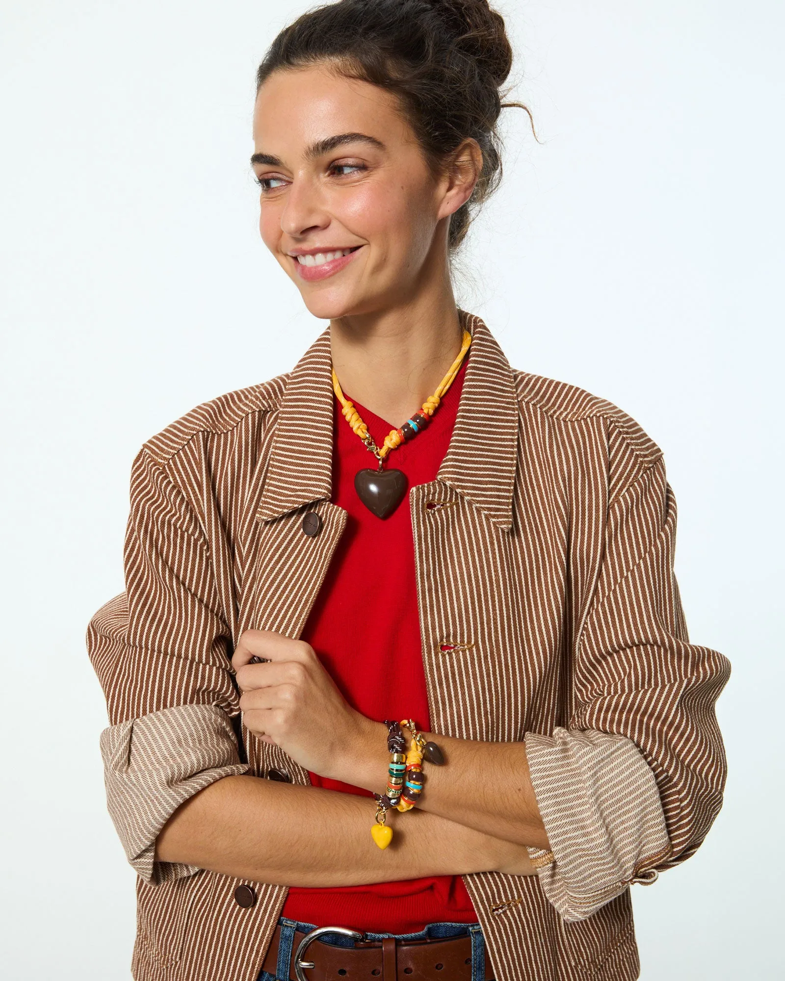 The Super Size Happy Cord Bracelet sold by Roxanne Assoulin product image thumbnail 3