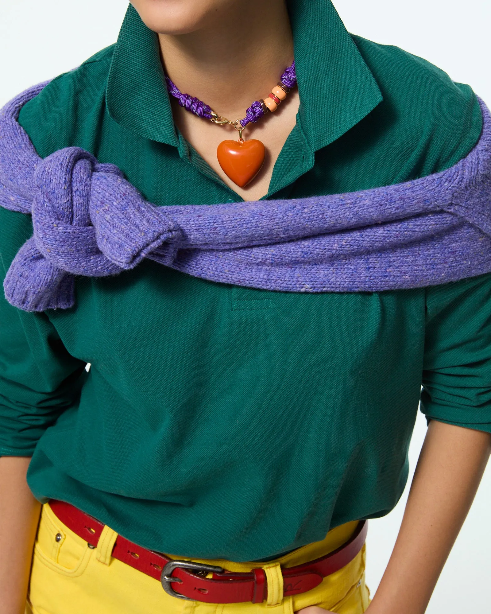 The Super Size Happy Cord Necklace sold by Roxanne Assoulin product image thumbnail 2