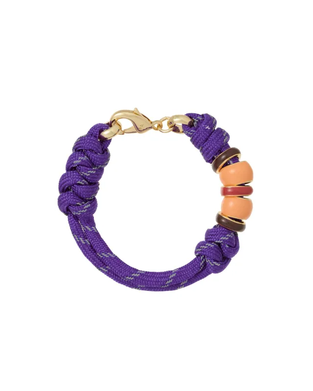 The Super Size Happy Cord Bracelet sold by Roxanne Assoulin