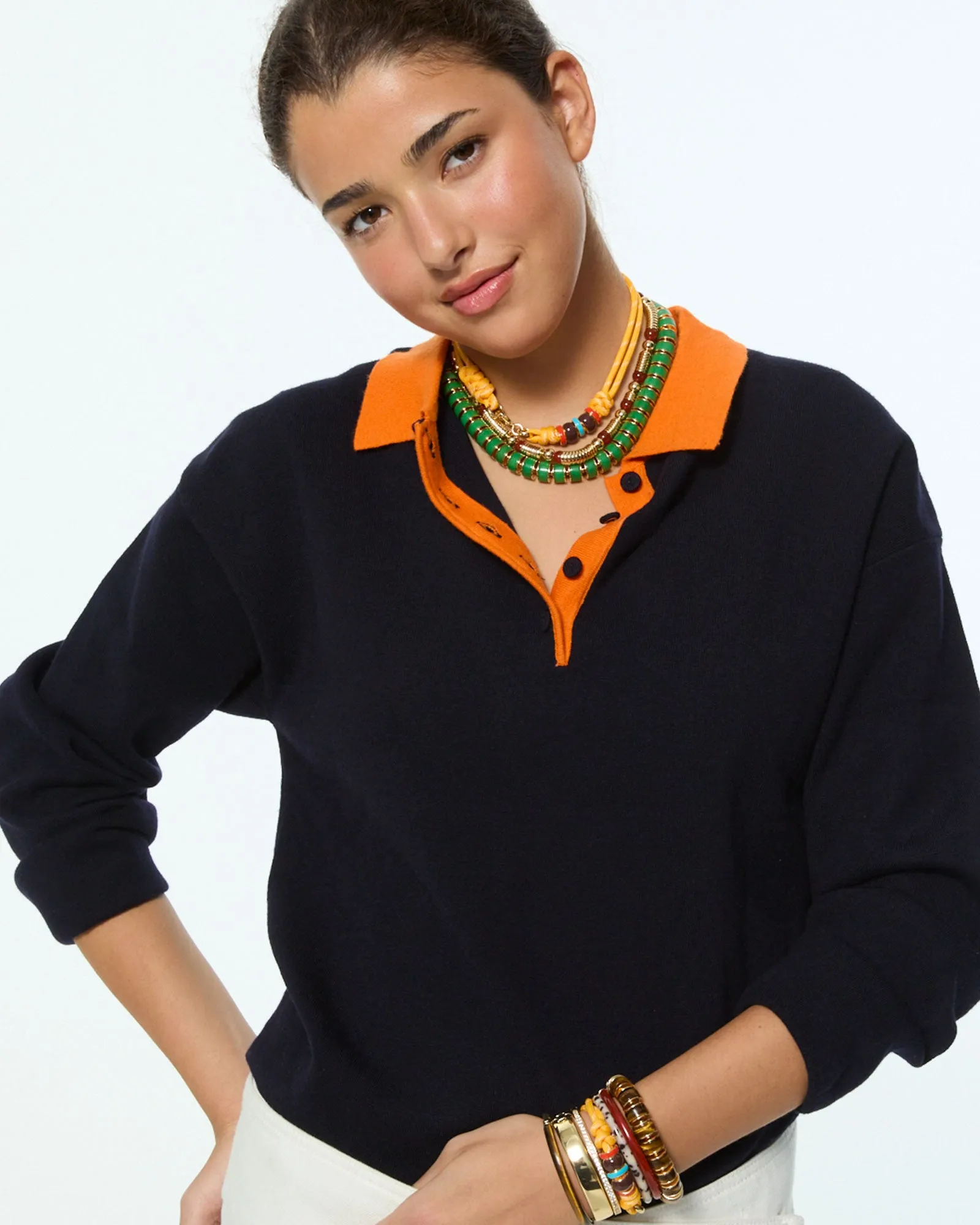 The Super Size Happy Cord Necklace sold by Roxanne Assoulin product image thumbnail 4