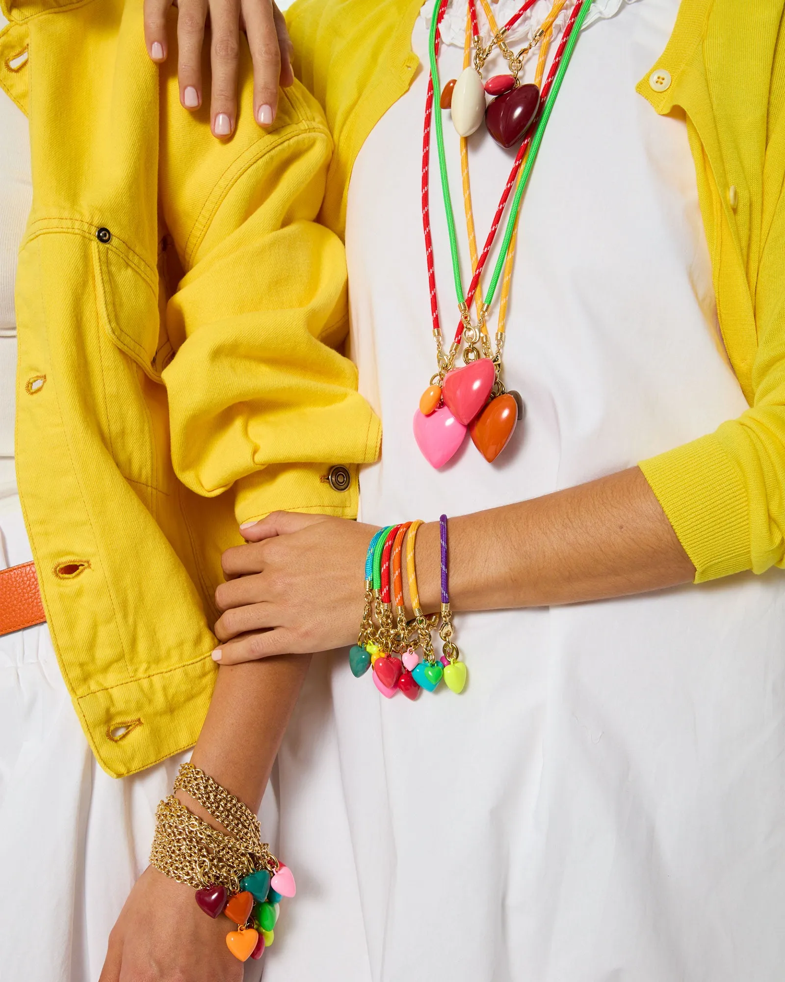 The Happy Cord Charm Bracelet sold by Roxanne Assoulin product image thumbnail 2