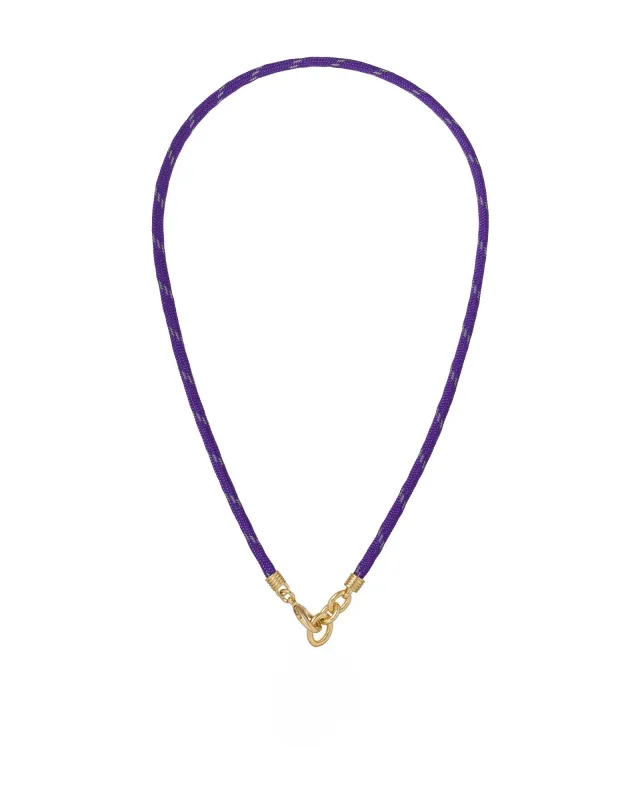 The Happy Cord Charm Necklace made by Roxanne Assoulin