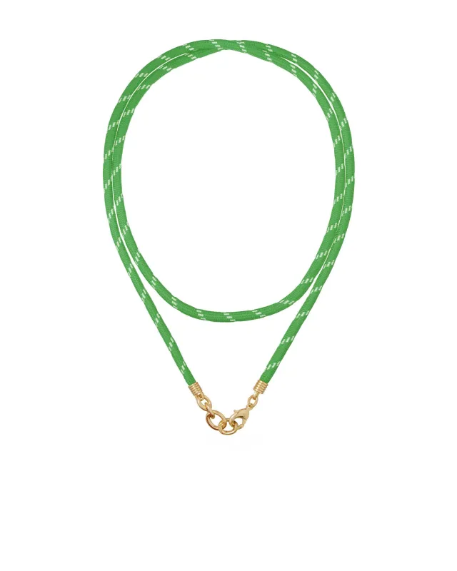 The Long Happy Cord Charm Necklace sold by Roxanne Assoulin