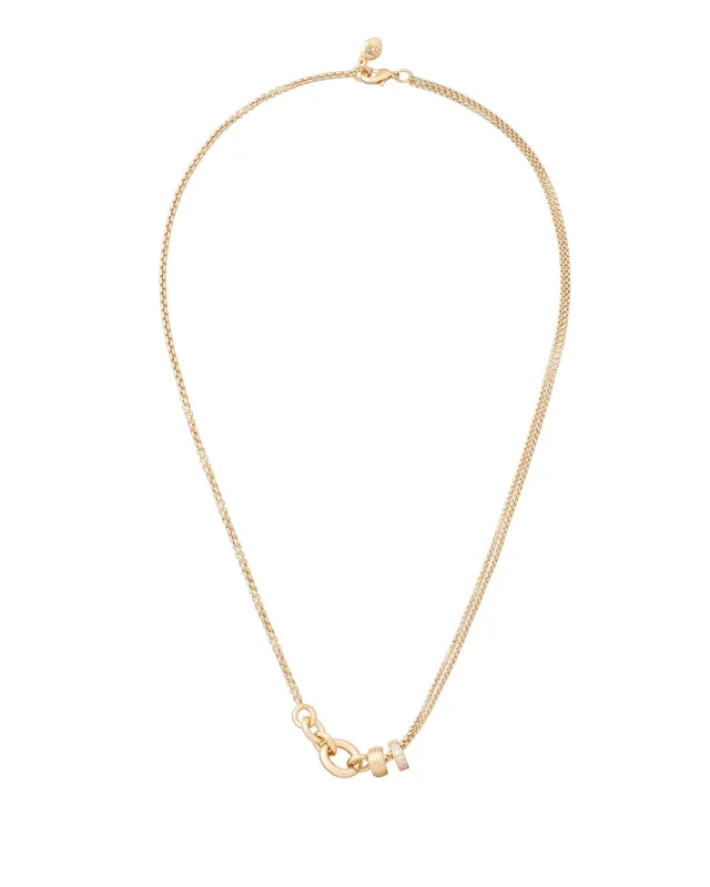 The Itsy Bitsy Trio Charm Necklace made by Roxanne Assoulin