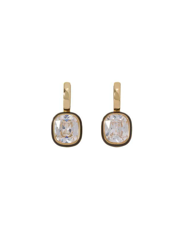 The Cubic Cushion Drop Earrings made by Roxanne Assoulin