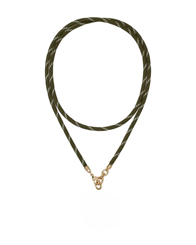 The Long Happy Cord Charm Necklace made by Roxanne Assoulin