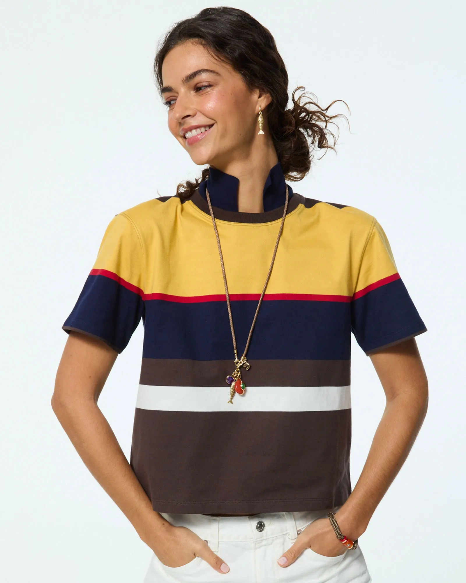 The Long Happy Cord Charm Necklace sold by Roxanne Assoulin product image thumbnail 3