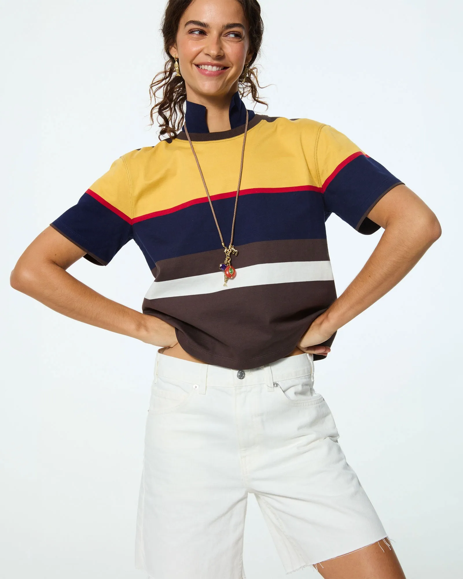 The Long Happy Cord Charm Necklace sold by Roxanne Assoulin product image thumbnail 2